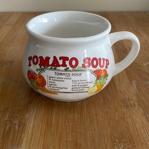 🍅 Vintage Dat’l Do-It, Inc. Tomato Soup Recipe Mug - Retro Kitchenware